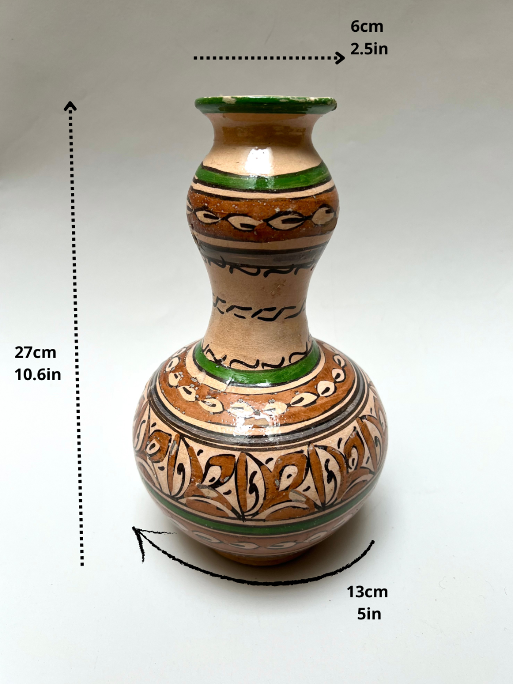 Keraaminen antiikkimaljakko