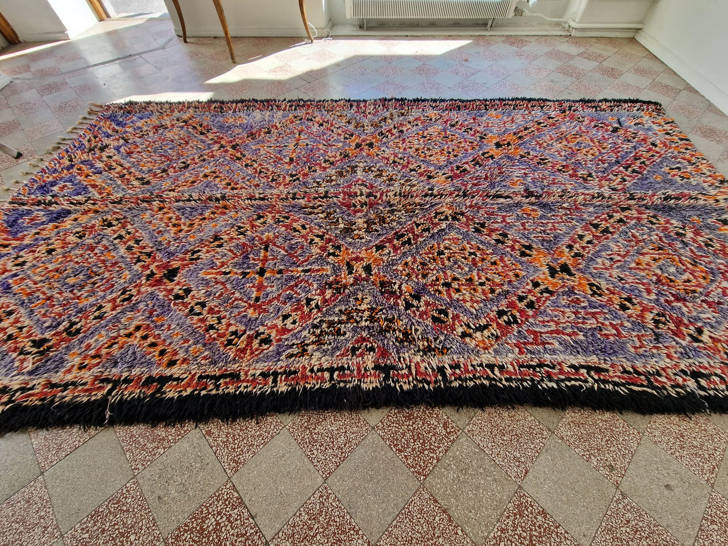 Moroccan Vintage Beni M'Guild Rug 380x200cm