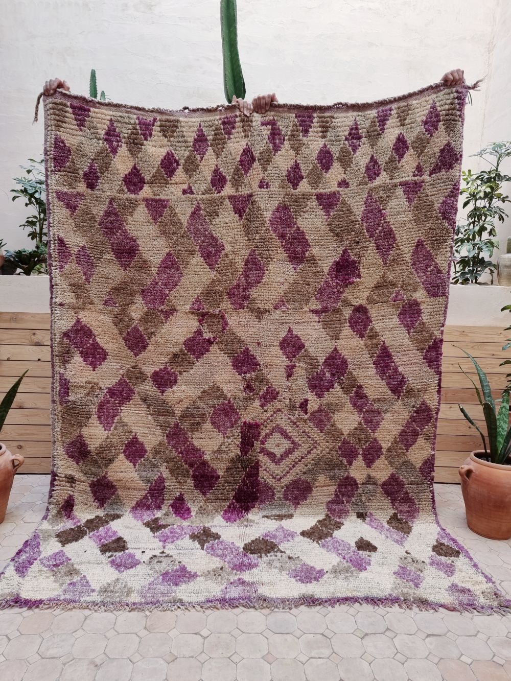 Marokkolainen vintage Boujaad matto 240x180cm