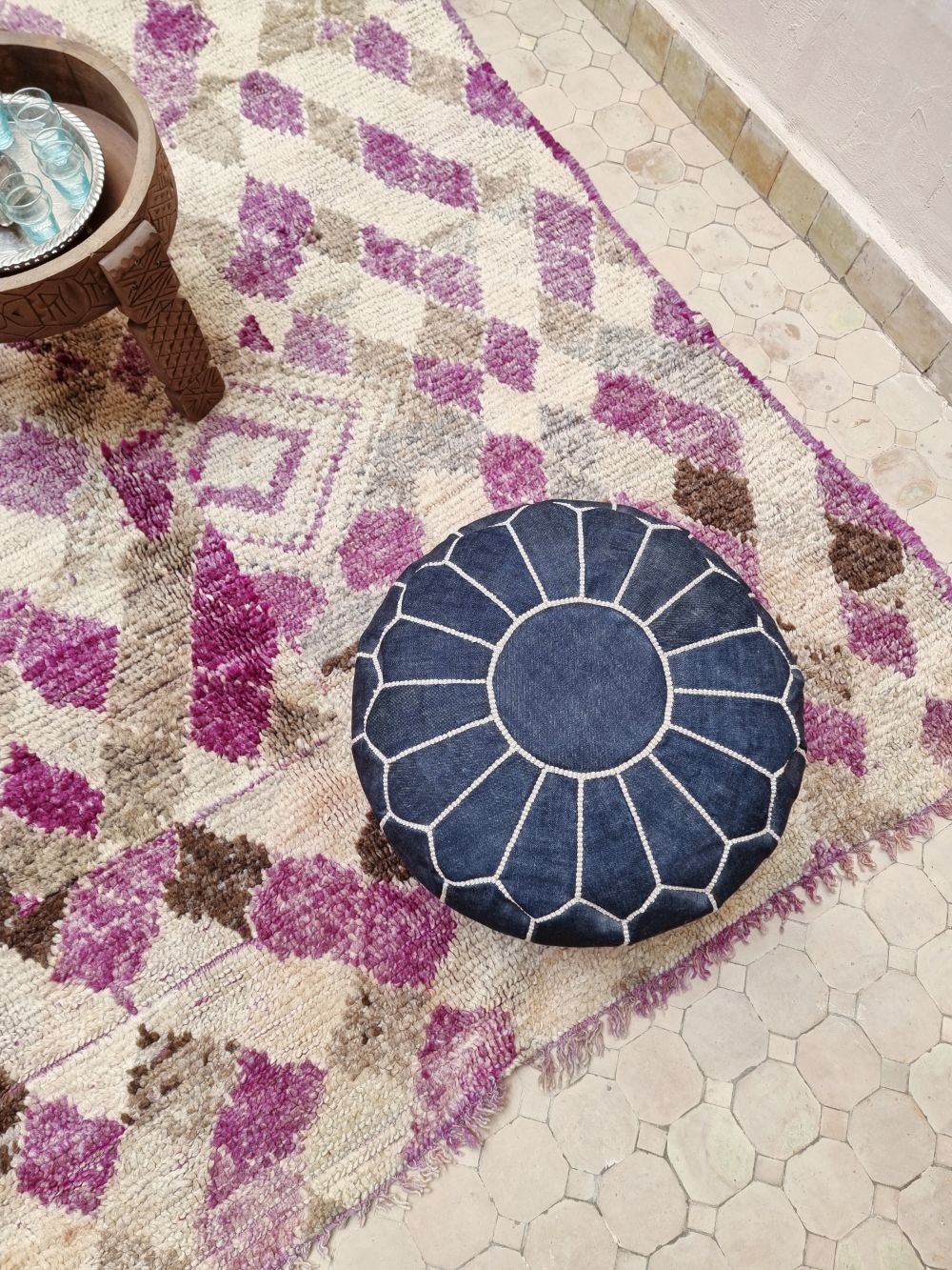 Marokkolainen vintage Boujaad matto 240x180cm