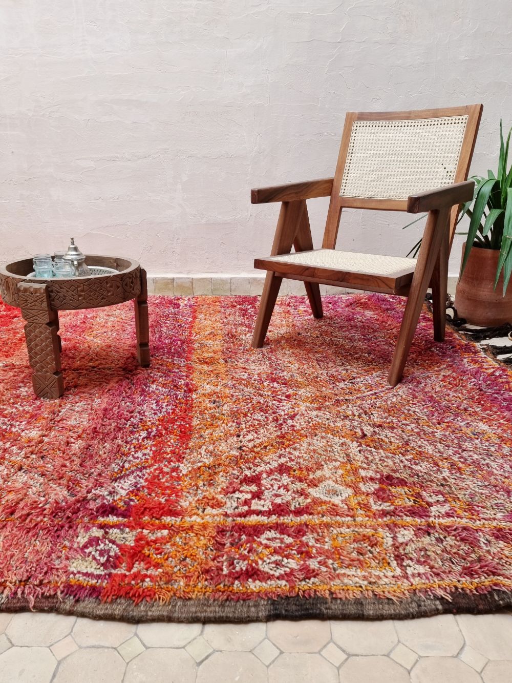 Moroccan Vintage Zayane Rug 290x200cm
