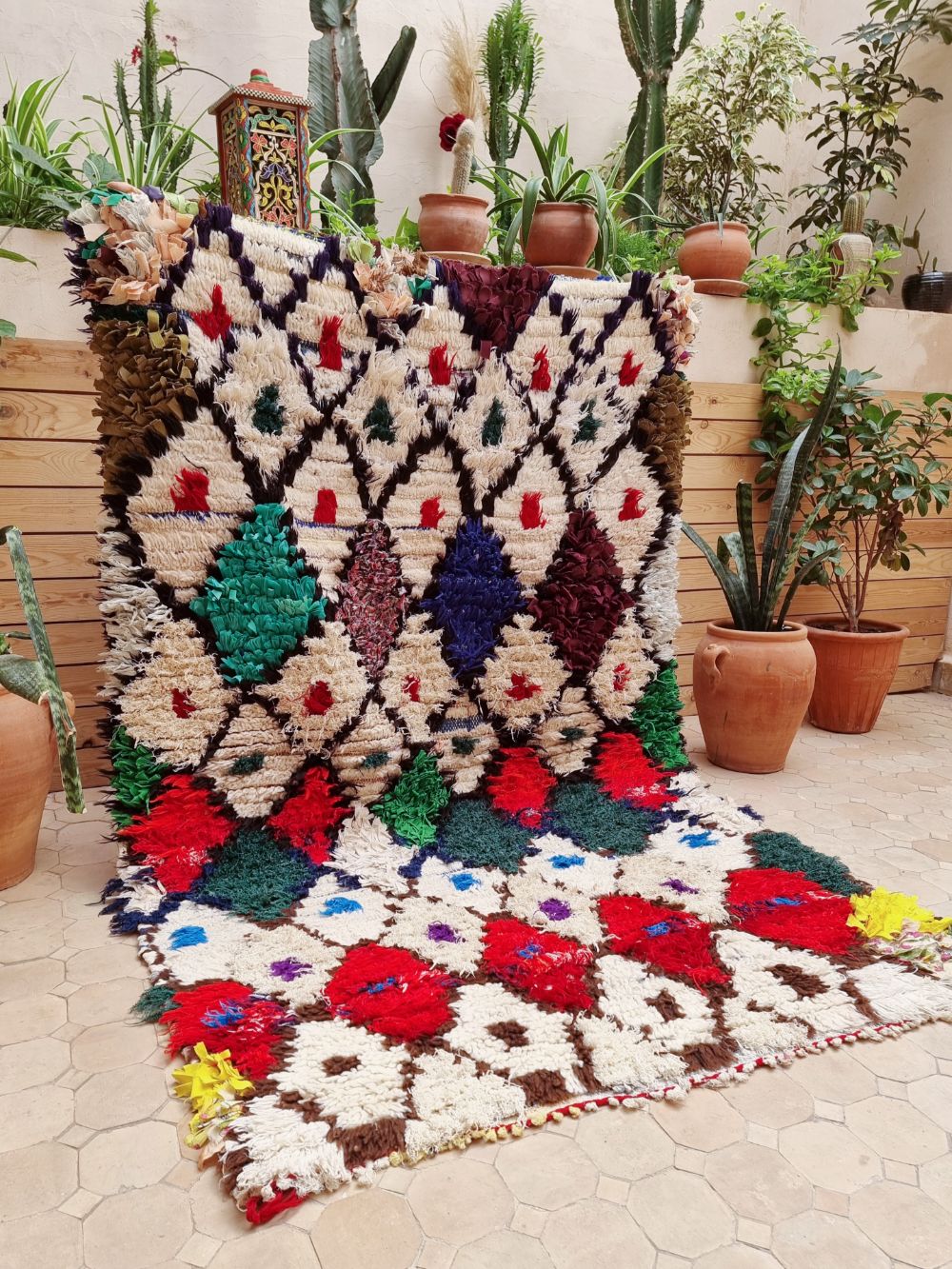 Moroccan Vintage Azilal Rug 185x120cm