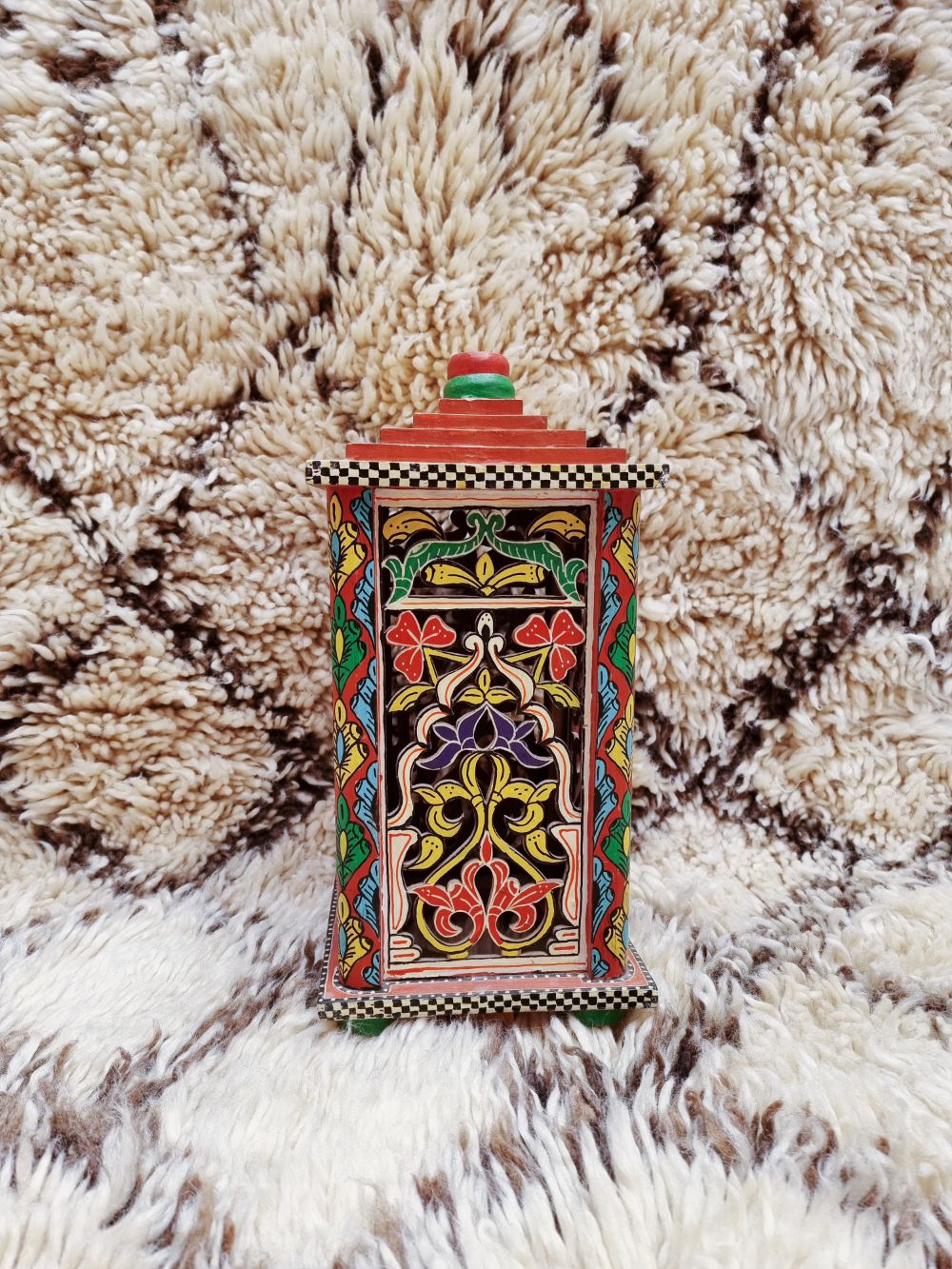 Moroccan vintage Beni Ouarain Rug 345x200cm