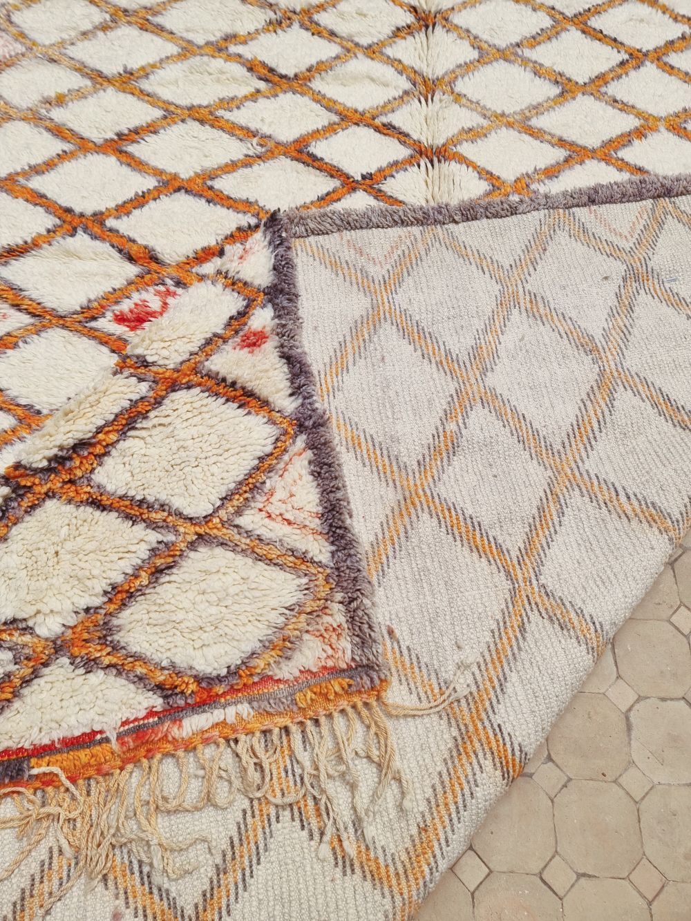 Moroccan Vintage Marmoucha Rug 350x195cm