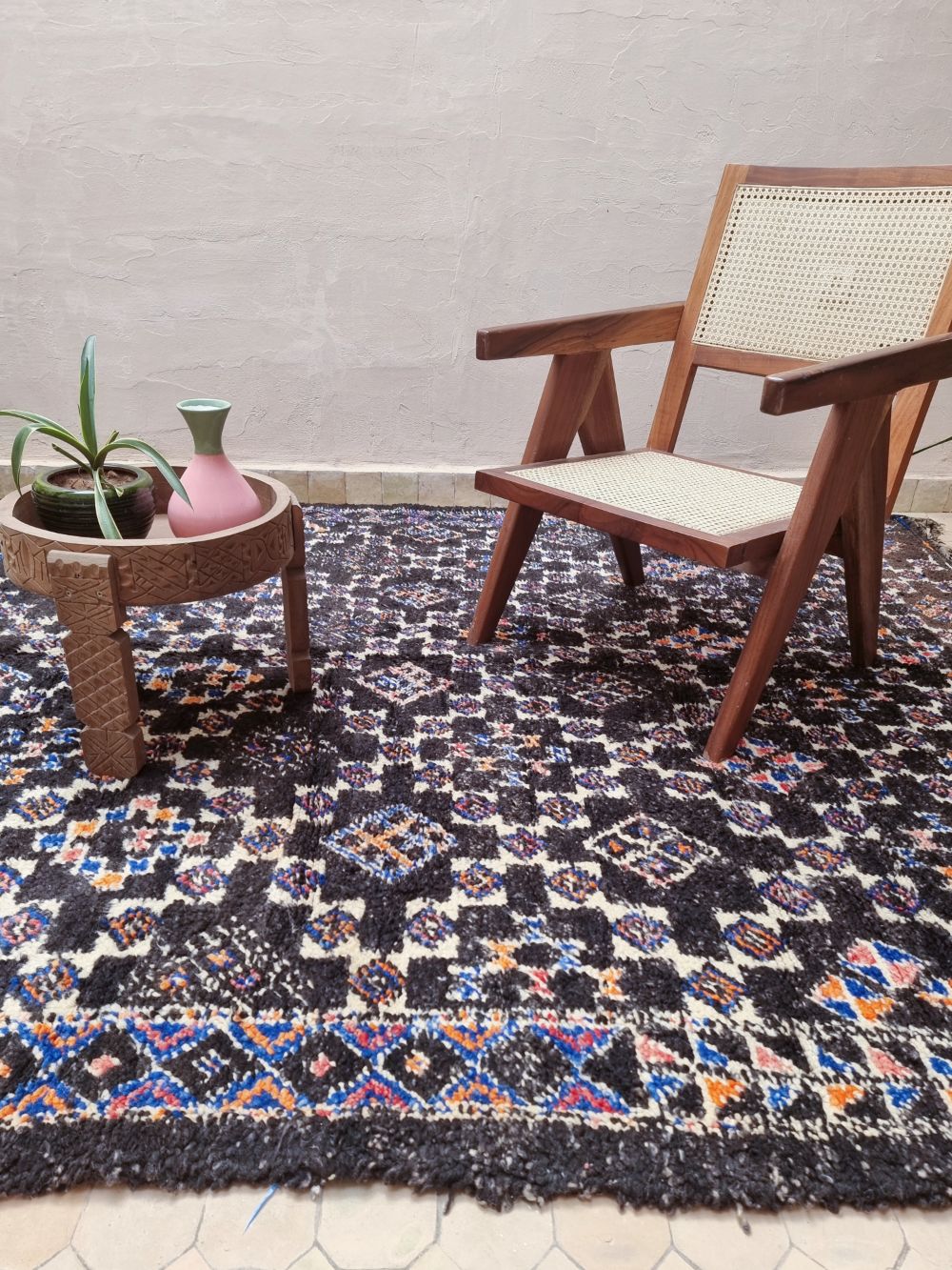 Moroccan Vintage Beni M'Guild Rug 335x195cm