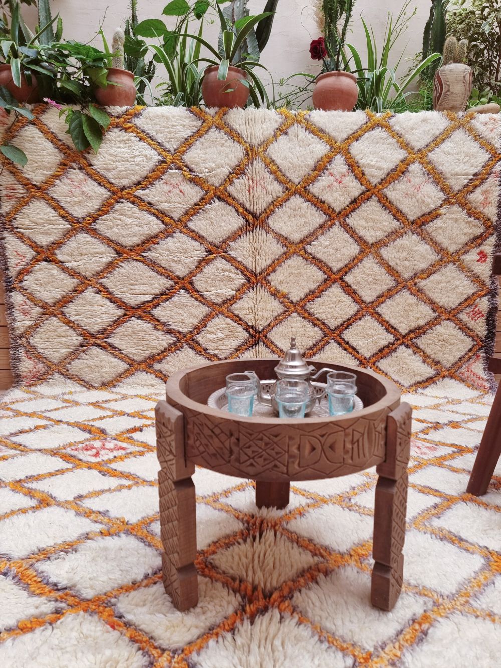 Moroccan Vintage Marmoucha Rug 350x195cm