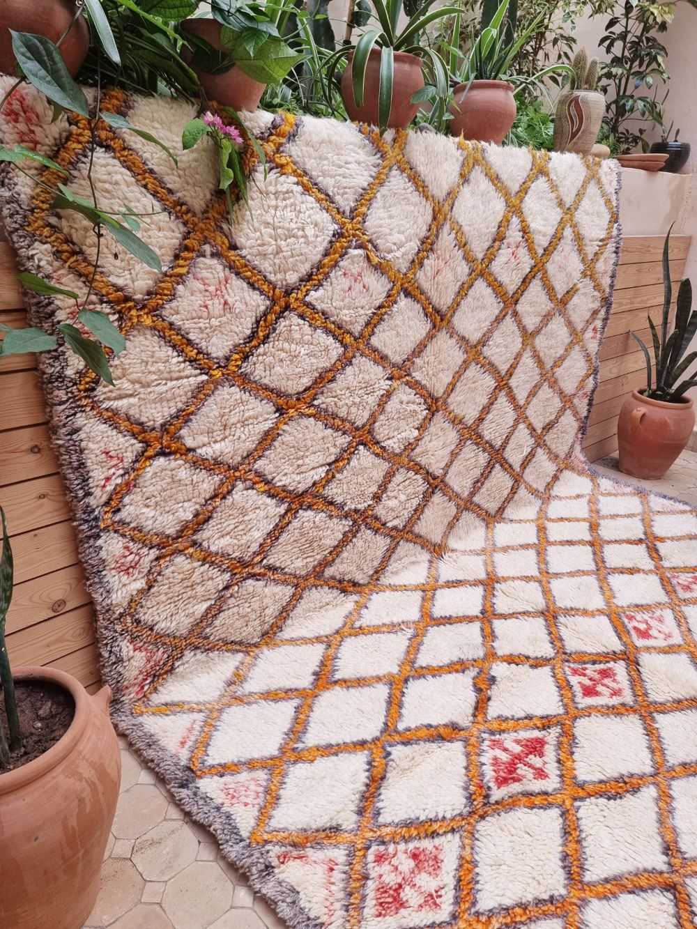 Moroccan Vintage Marmoucha Rug 350x195cm