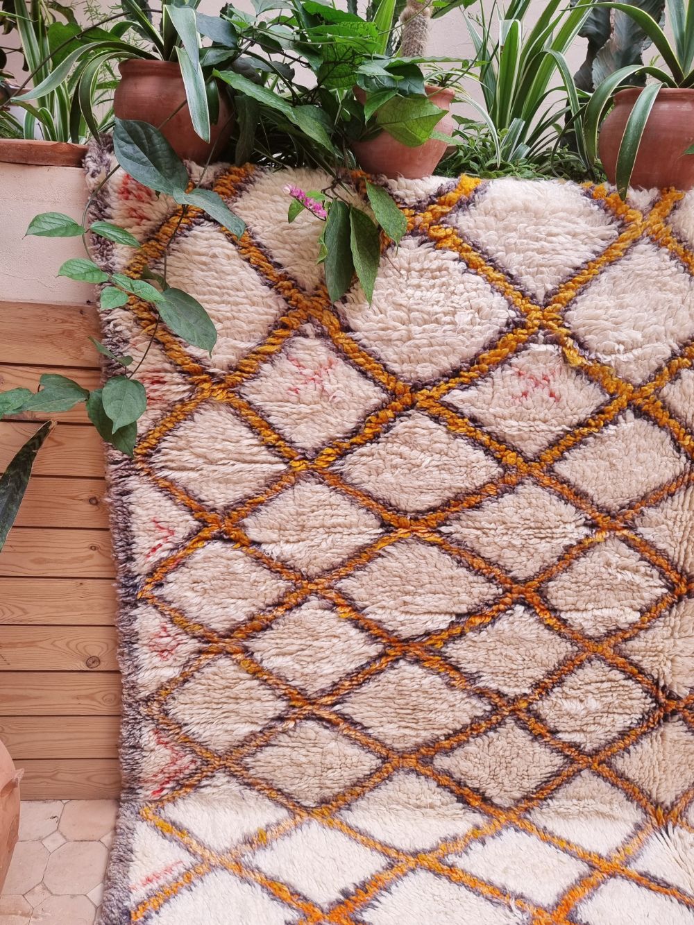 Moroccan Vintage Marmoucha Rug 350x195cm