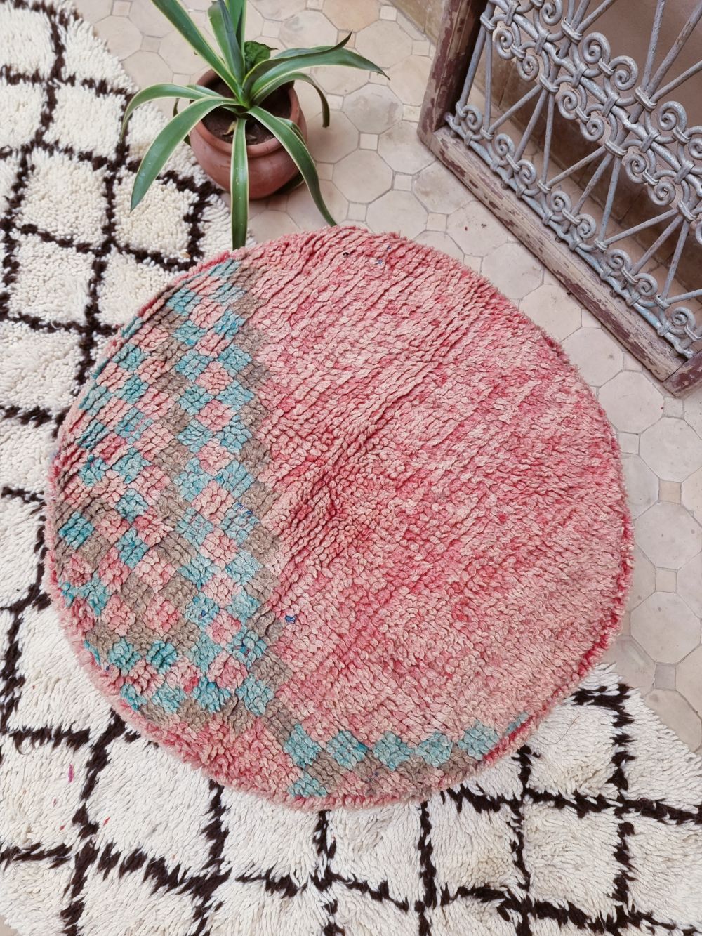 Marokkolainen vintage pouf