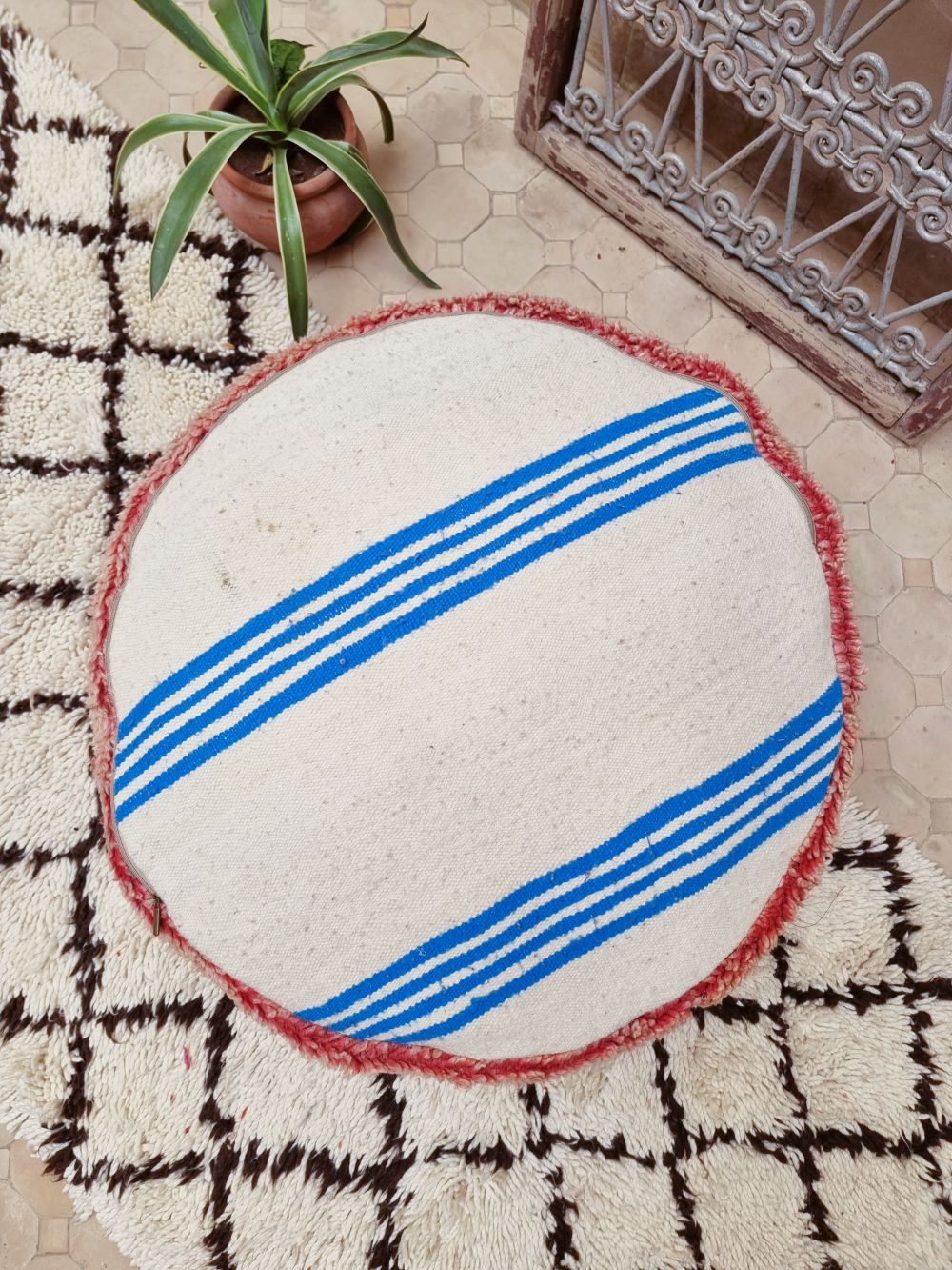 Marokkolainen vintage pouf