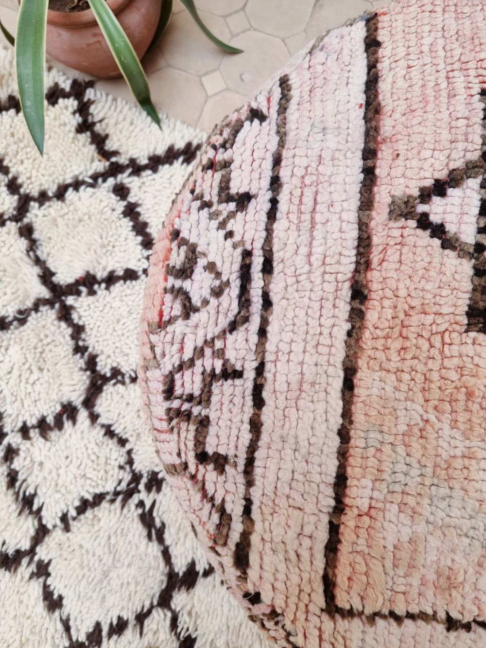 Marokkolainen vintage pouf