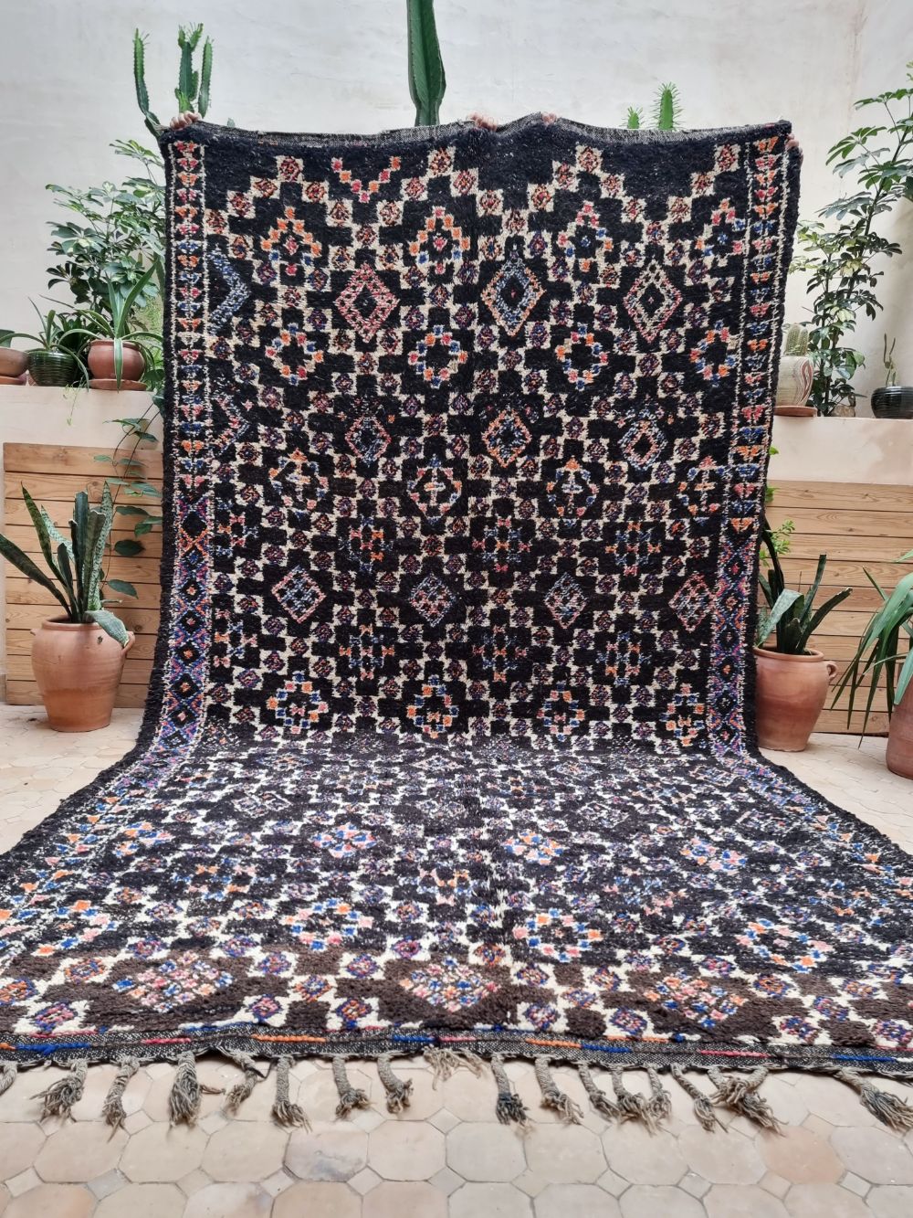 Moroccan Vintage Beni M'Guild Rug 335x195cm