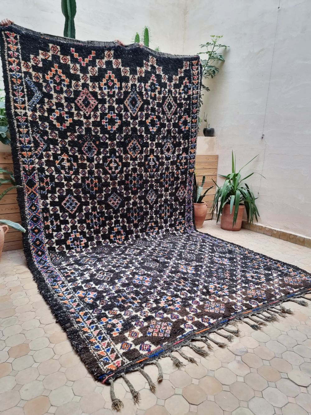 Moroccan Vintage Beni M'Guild Rug 335x195cm