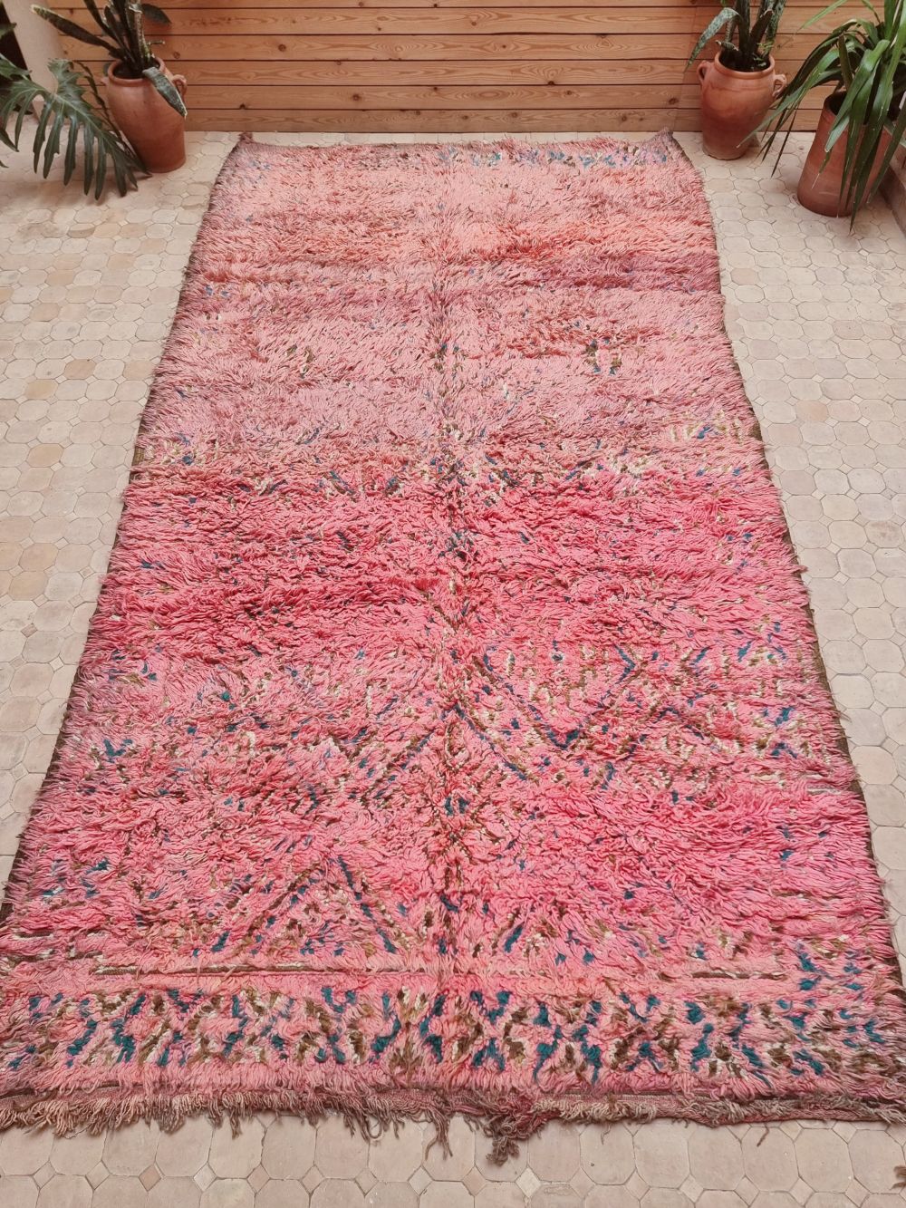 Moroccan Vintage Zayane Rug 350x190cm