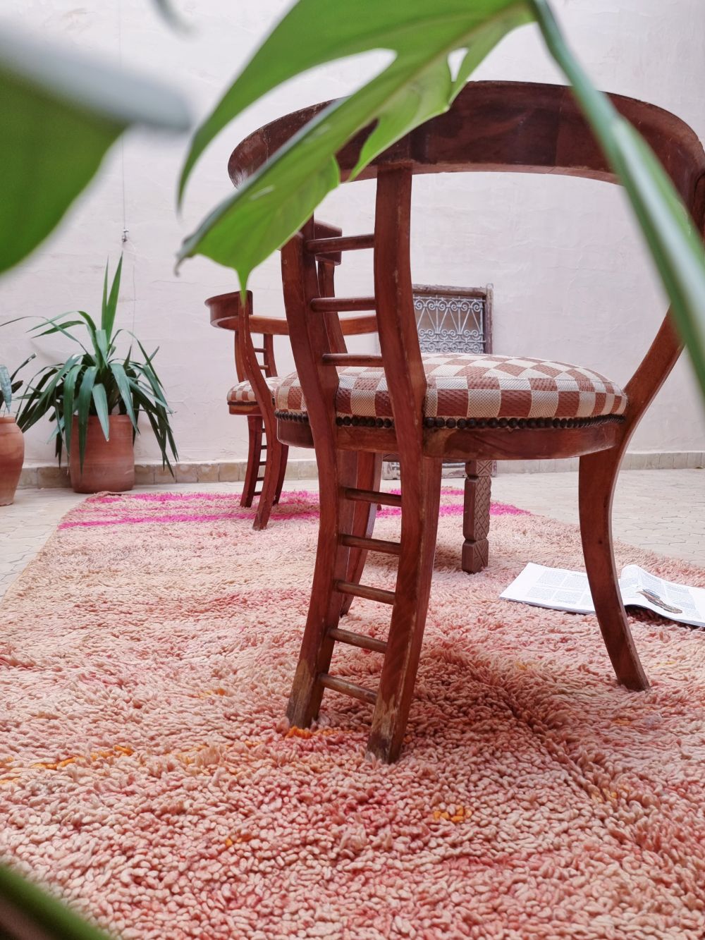 Moroccan Vintage Monochrome Rug 245x160cm