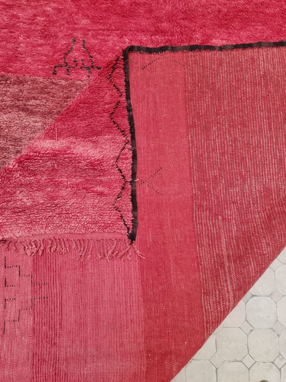 Moroccan Vintage Monochrome Rug 265x205cm