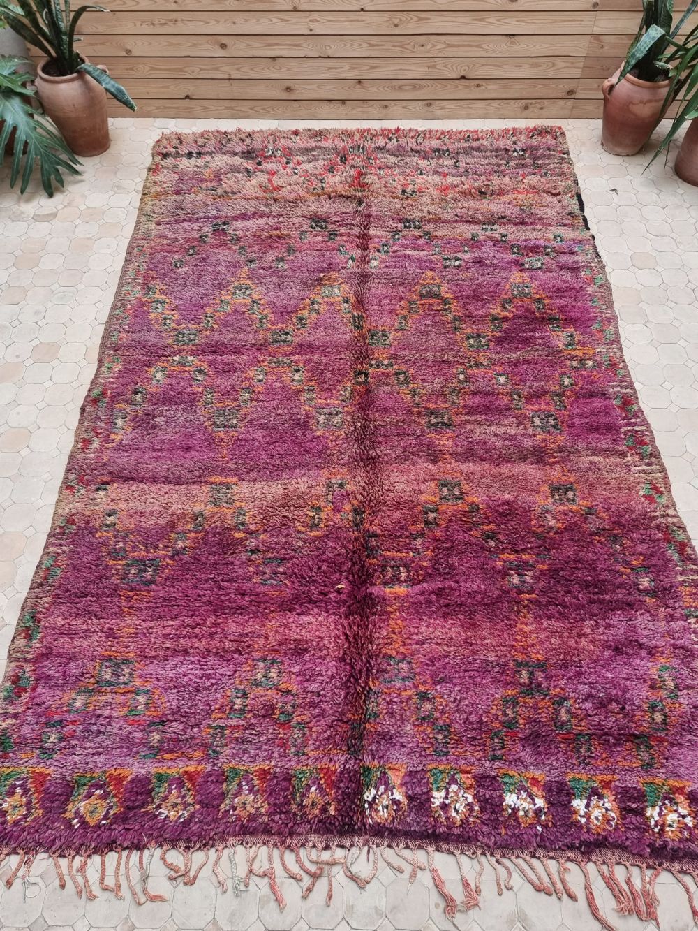 Moroccan Vintage Beni M'Guild Rug 295x190cm