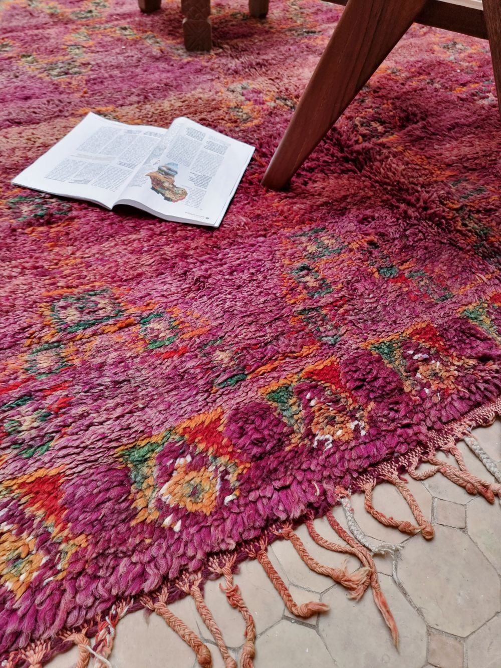 Moroccan Vintage Beni M'Guild Rug 295x190cm