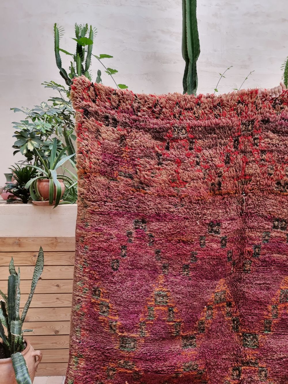 Moroccan Vintage Beni M'Guild Rug 295x190cm