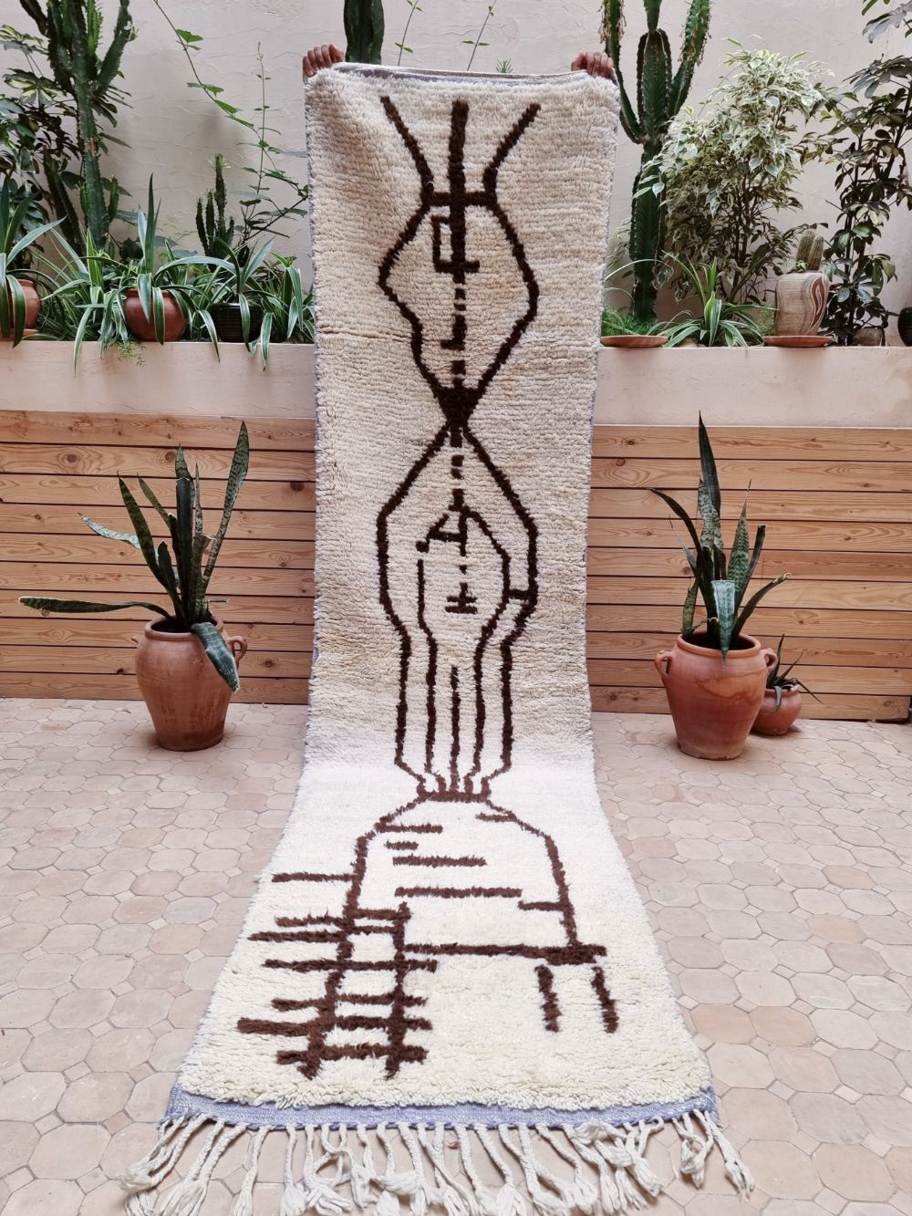 Moroccan Boujaad Runner 300x75cm