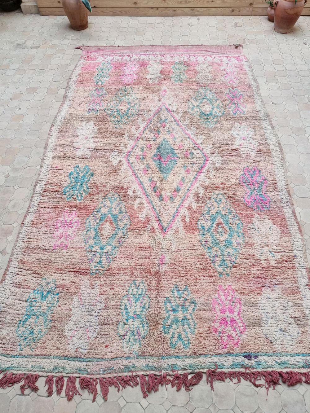 Marokkolainen vintage Boujaad matto 305x175cm