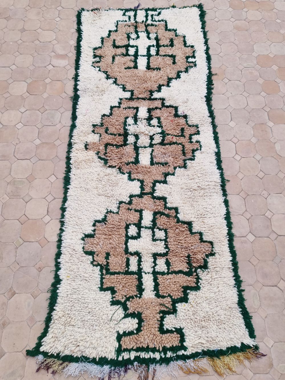 Marokkolainen vintage Azilal-matto 190x75cm