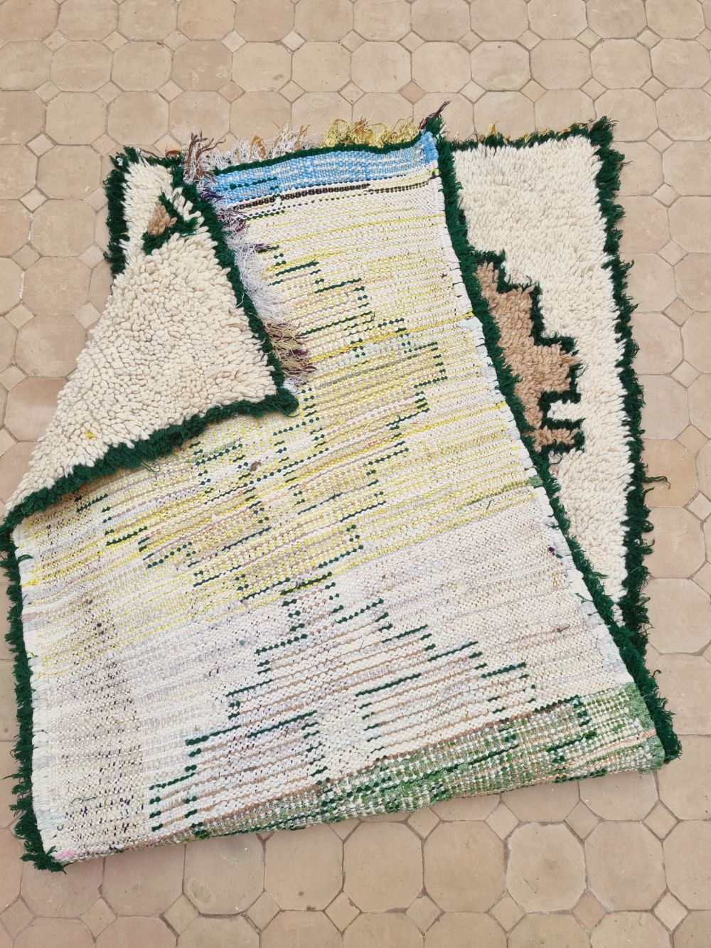 Marokkolainen vintage Azilal-matto 190x75cm