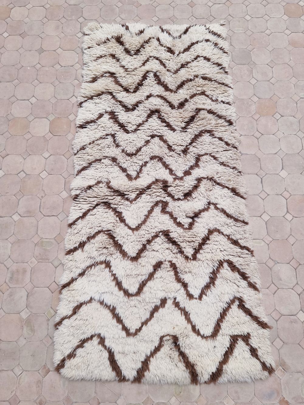 Marokkolainen vintage Beni Ouarain matto 160x75cm