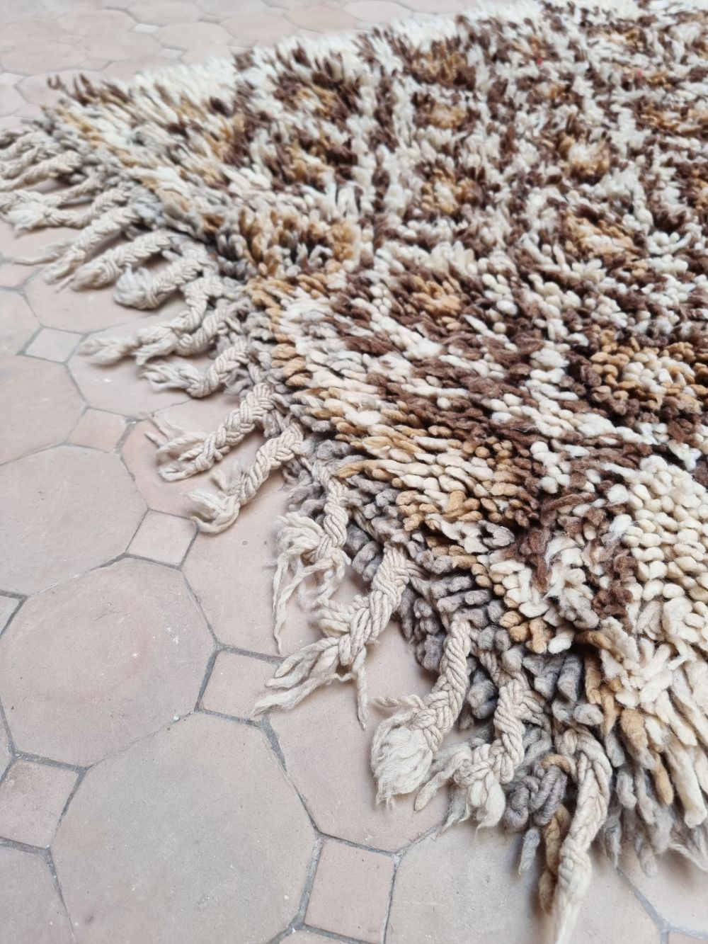 Moroccan vintage Beni Ouarain Rug 150x85cm