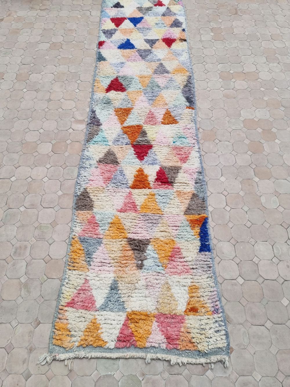 Moroccan Boujaad Runner 300x75cm