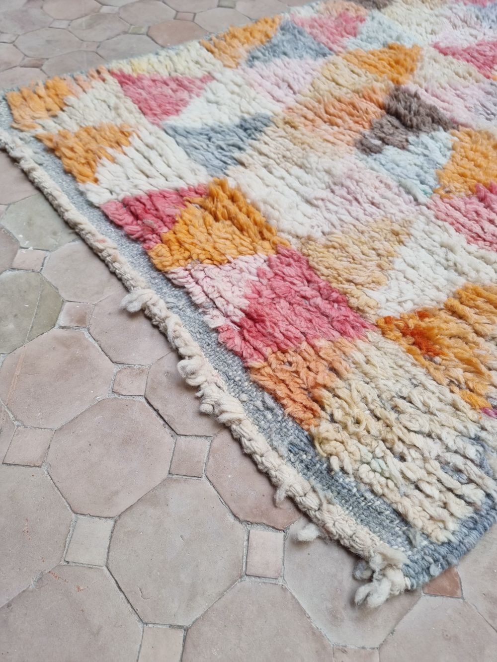Moroccan Boujaad Runner 300x75cm