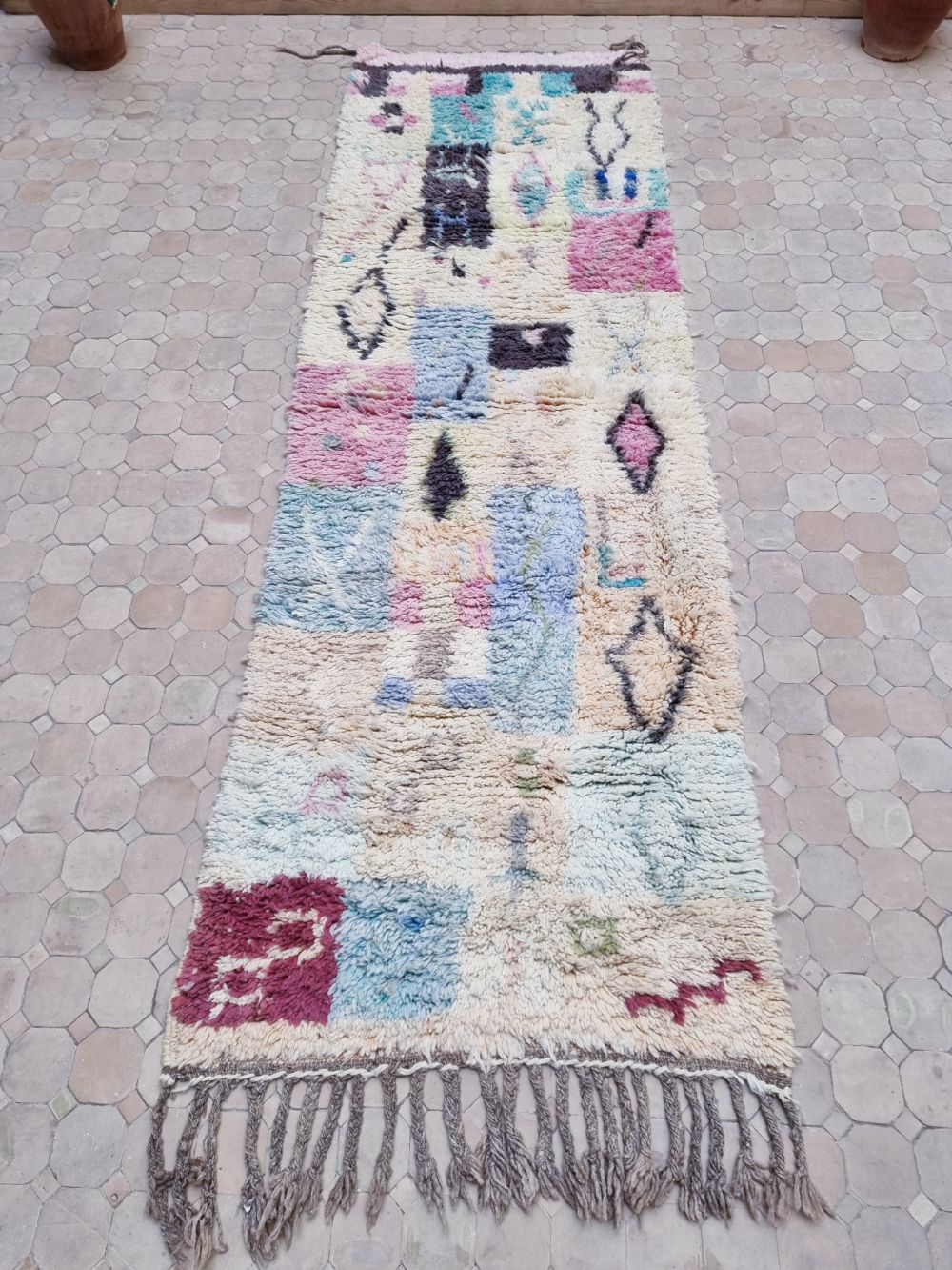 Moroccan Boujaad Runner 270x85cm