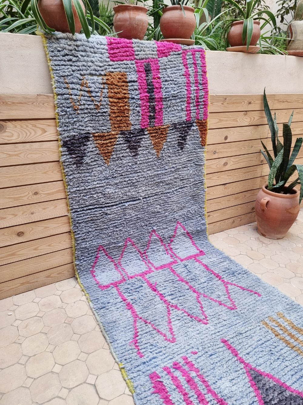 Moroccan Boujaad Runner 400x85cm