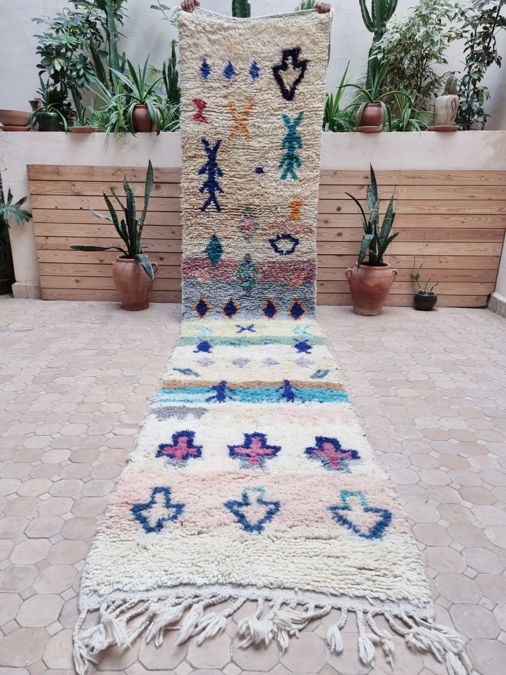 Marokkolainen käytävämatto Boujaad 395x80cm