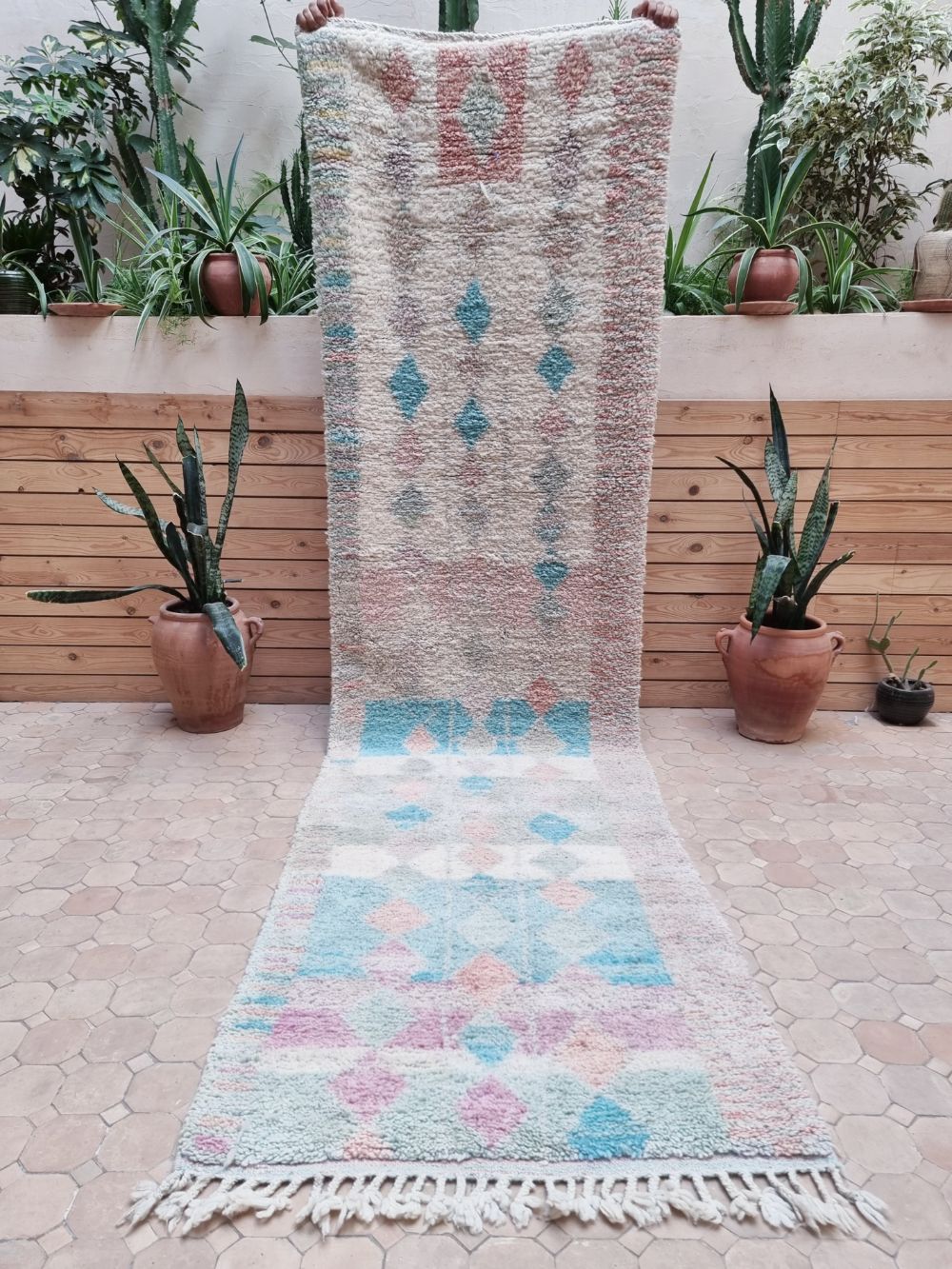 Moroccan Boujaad Runner 300x85cm