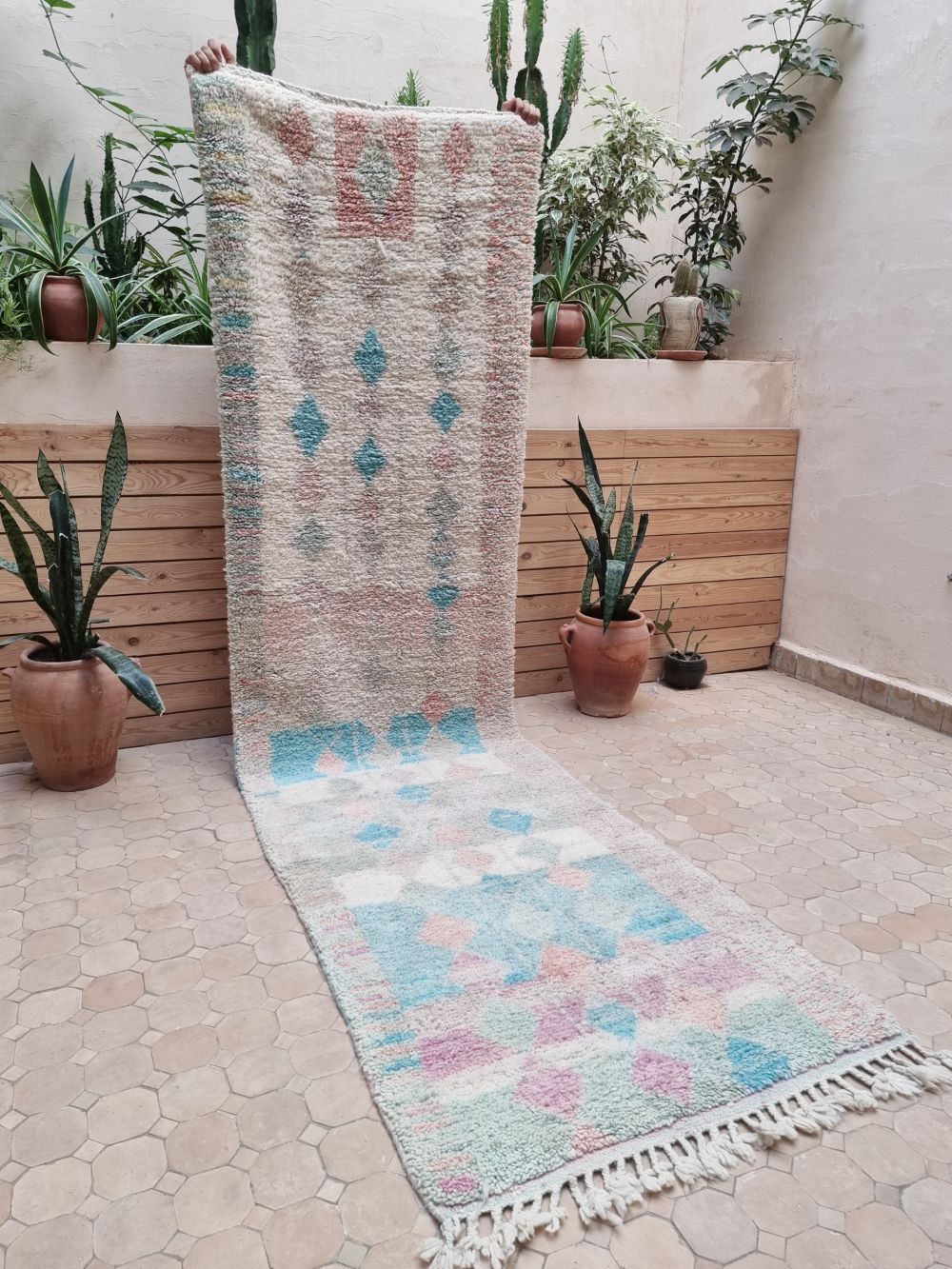 Moroccan Boujaad Runner 300x85cm