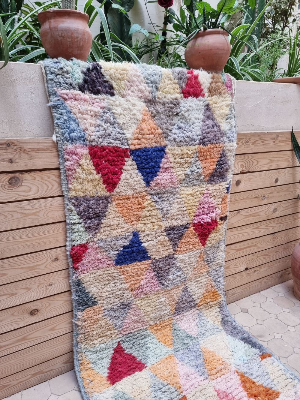 Moroccan Boujaad Runner 300x75cm
