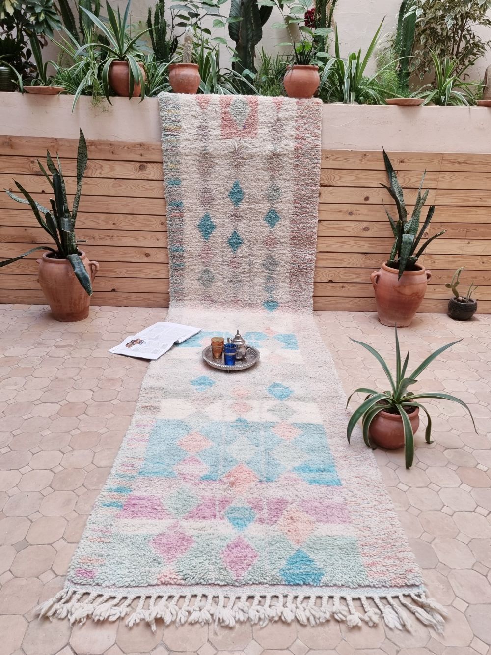 Moroccan Boujaad Runner 300x85cm