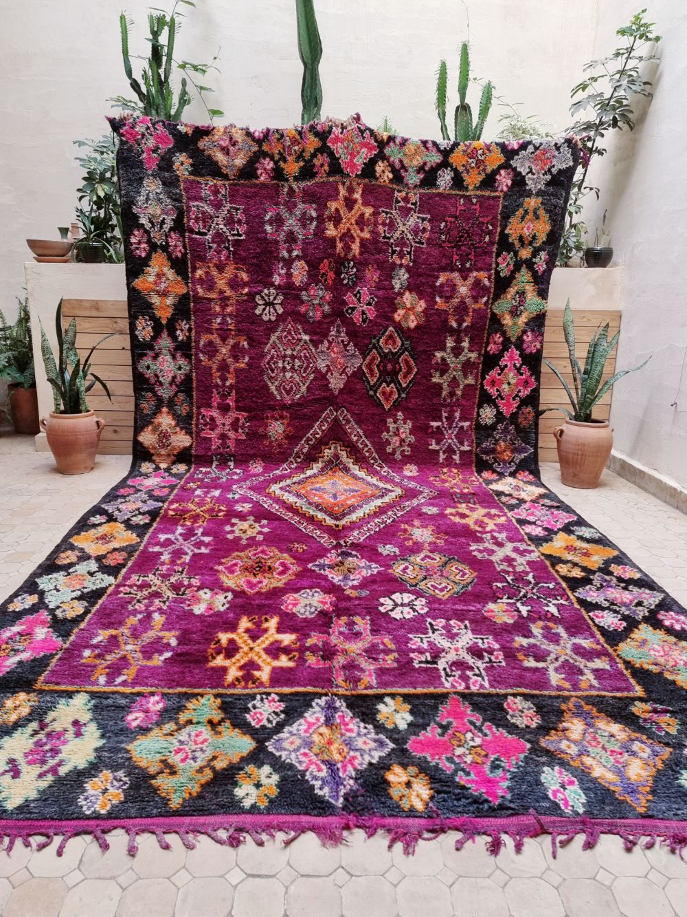 Moroccan Vintage Beni M'Guild Rug 420x225cm