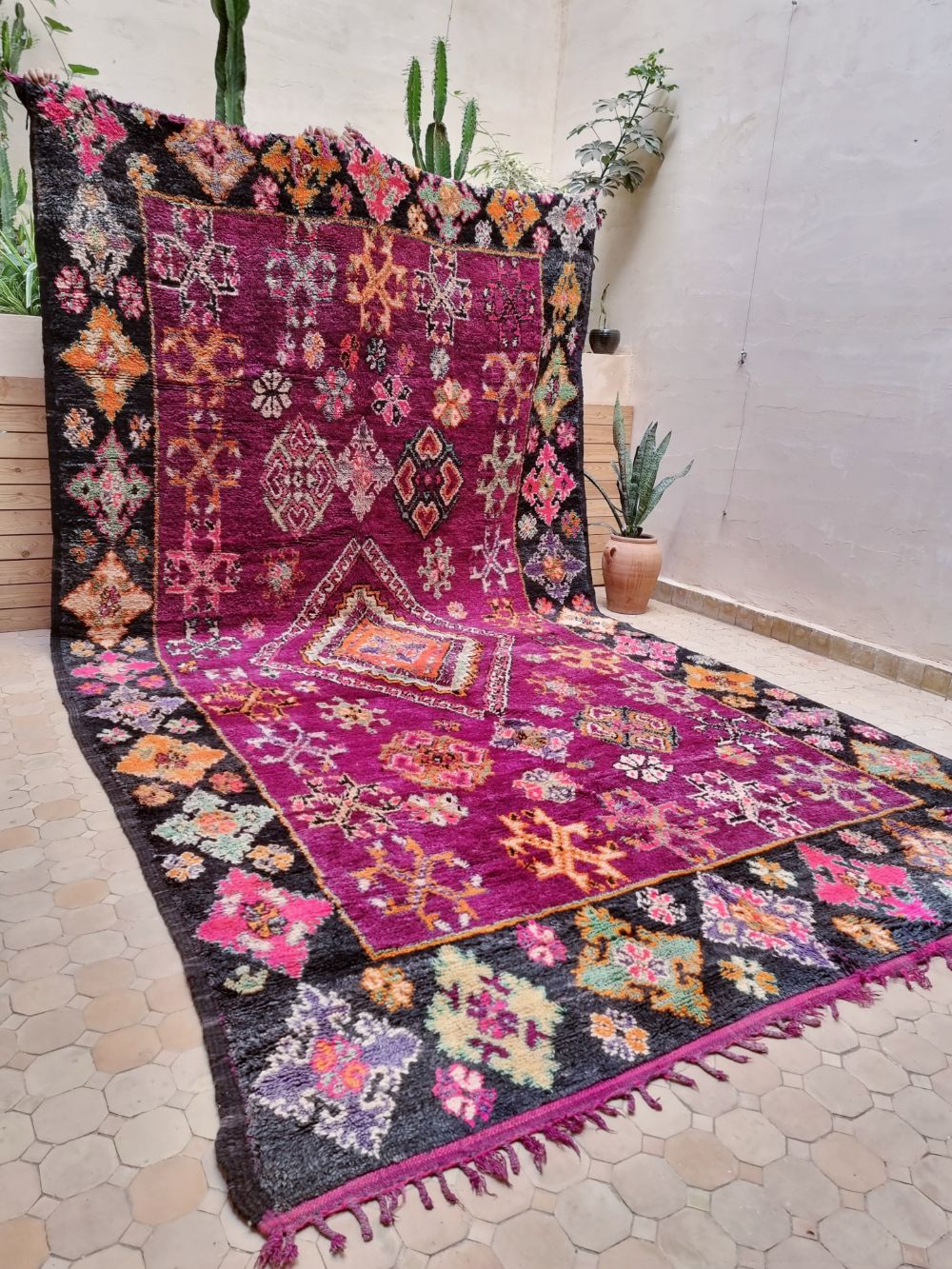 Moroccan Vintage Beni M'Guild Rug 420x225cm