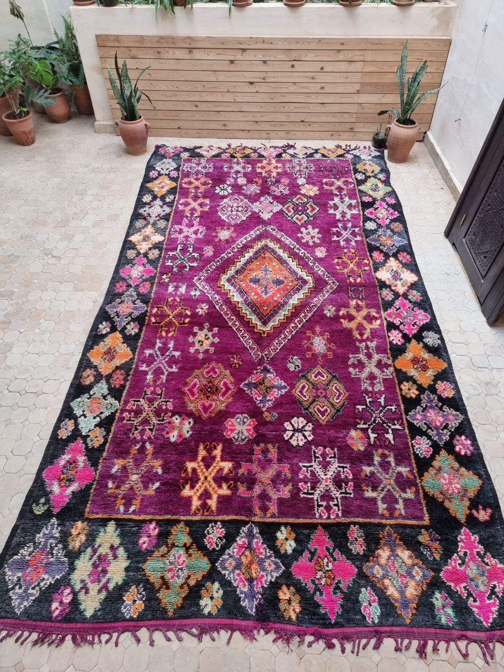 Moroccan Vintage Beni M'Guild Rug 420x225cm