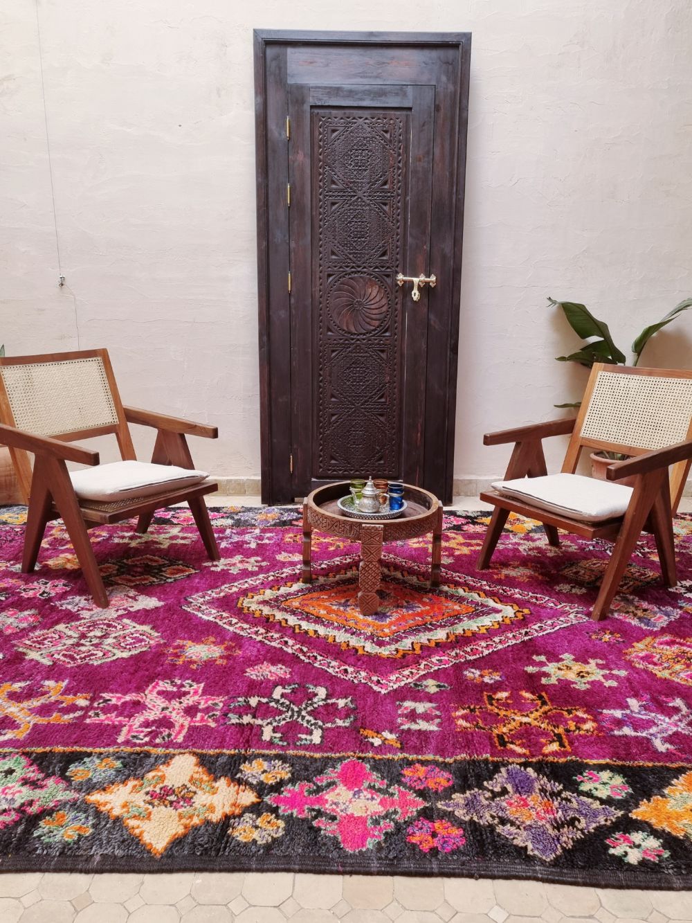 Moroccan Vintage Beni M'Guild Rug 420x225cm