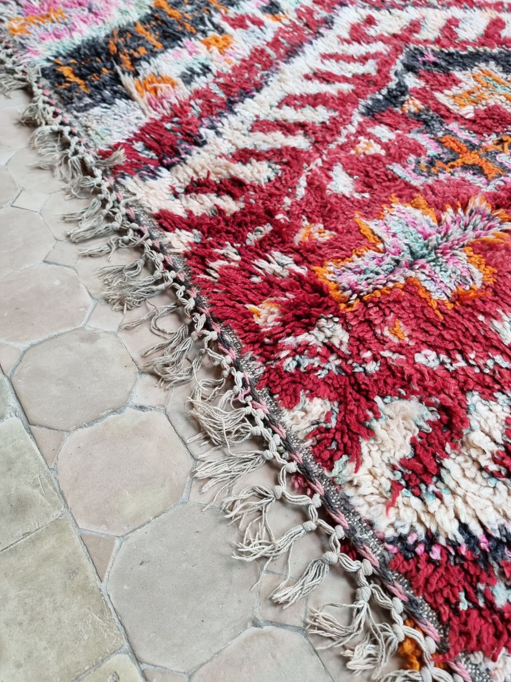 Marokkolainen vintage Beni M'Guild matto 355x195cm