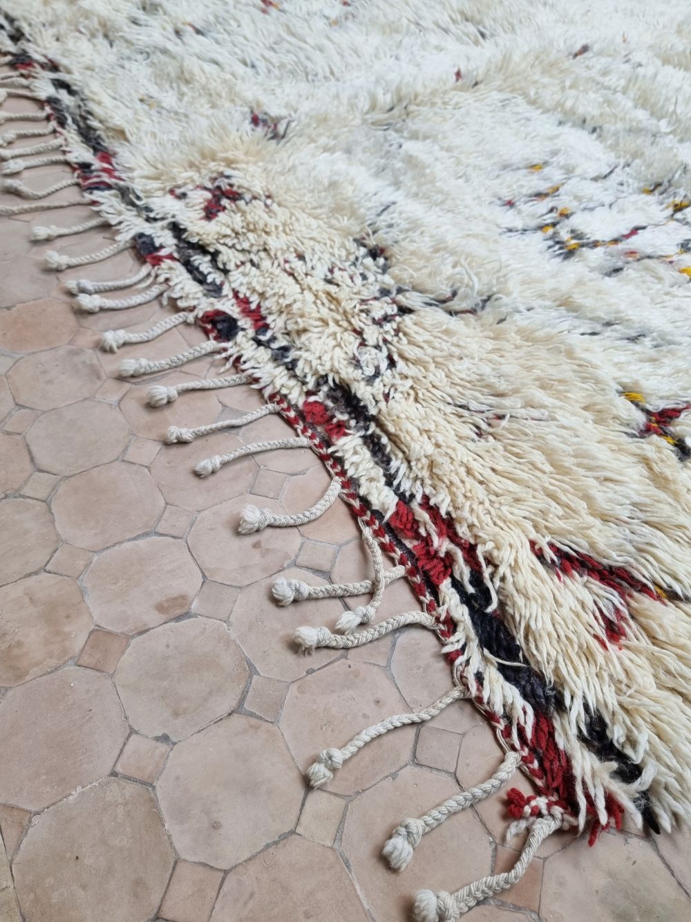 Moroccan vintage Beni Ouarain Rug 450x205cm