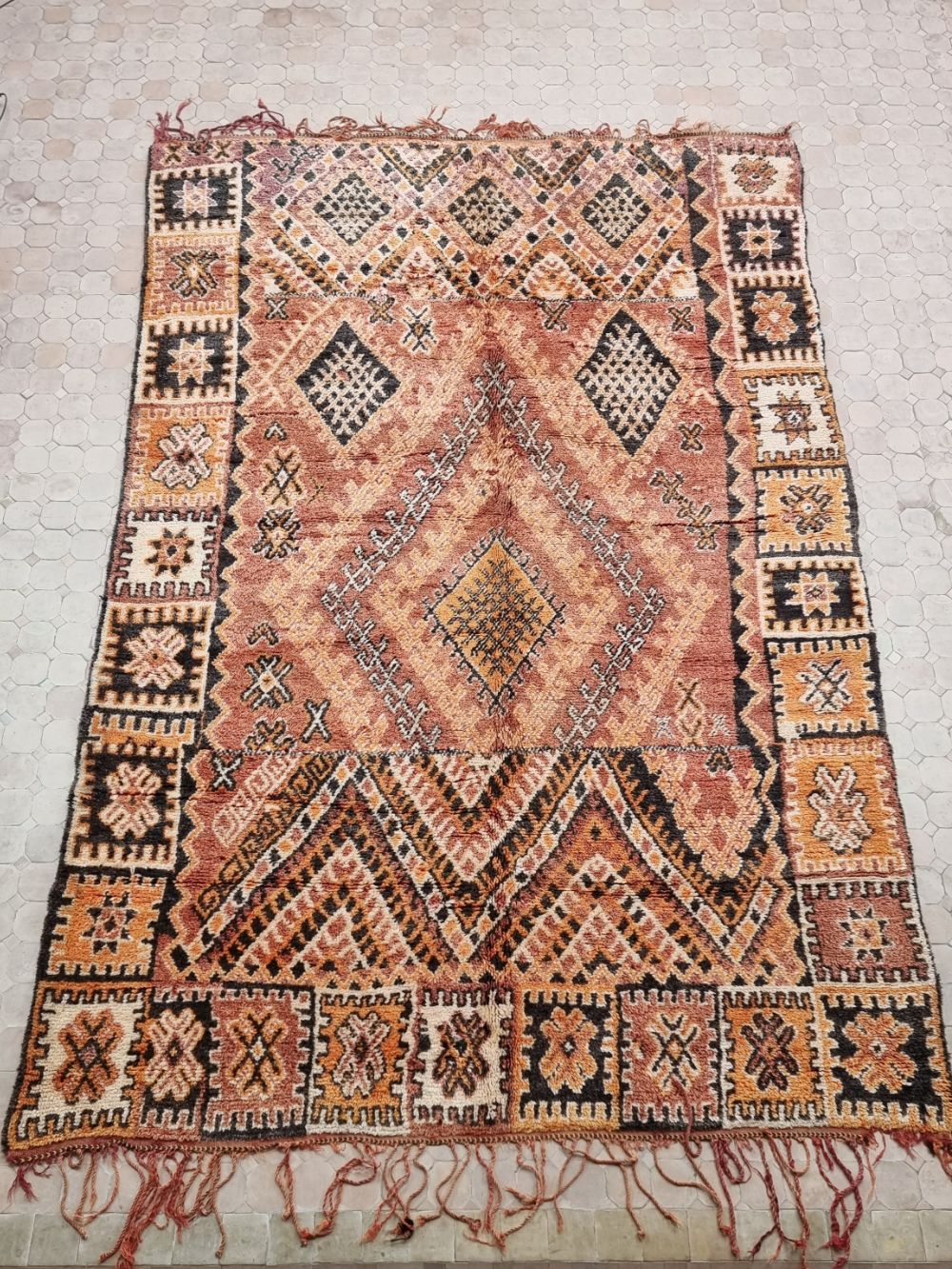 Moroccan Vintage Boujaad Rug 325x210cm