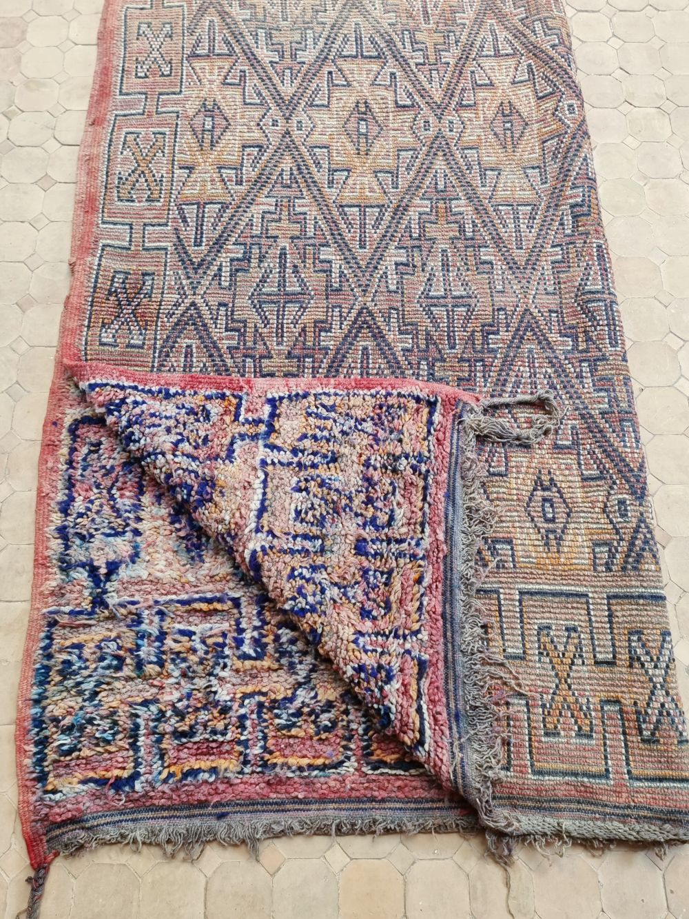 Moroccan Vintage Zayane Rug 345x215cm