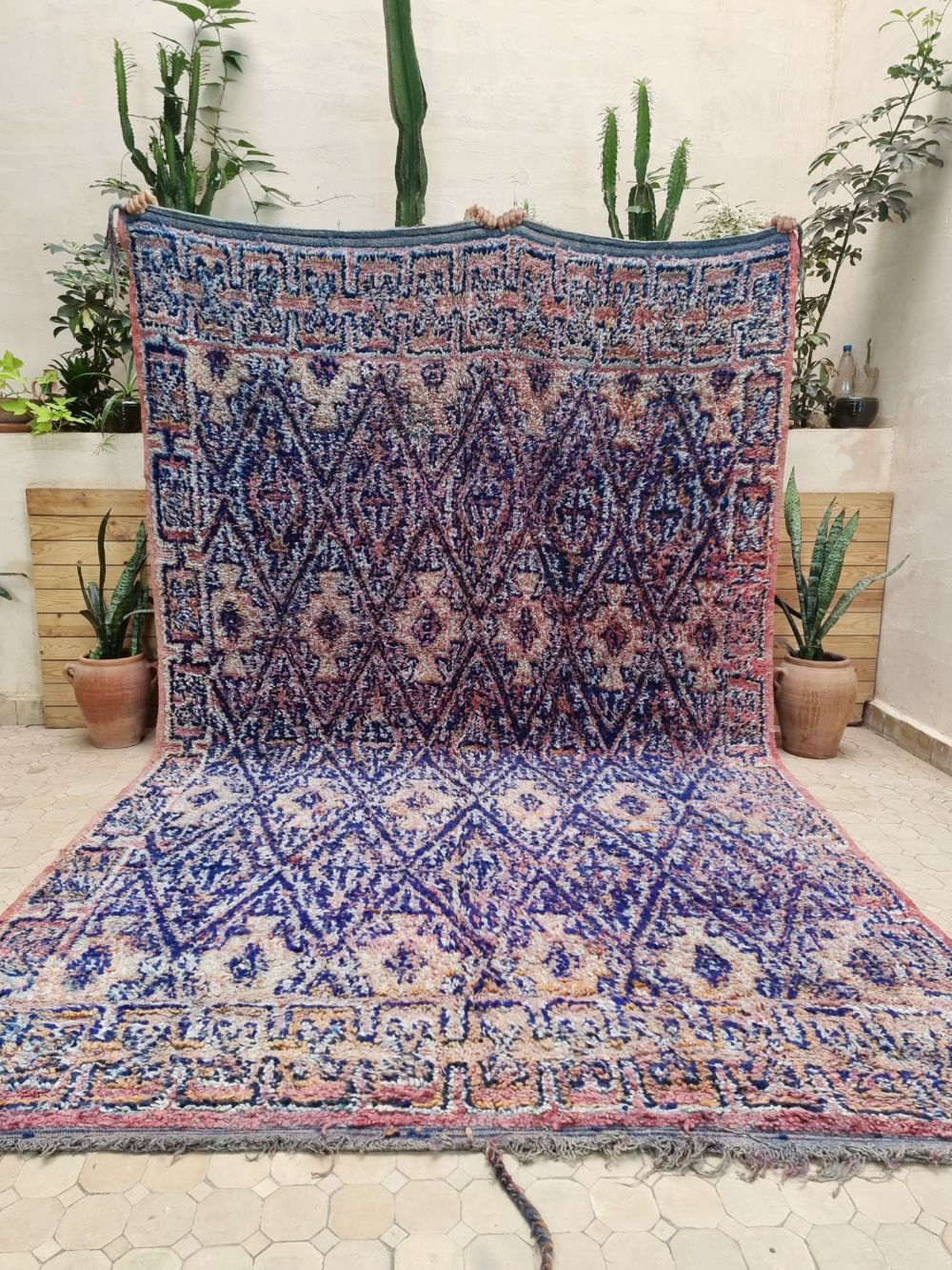 Moroccan Vintage Zayane Rug 345x215cm