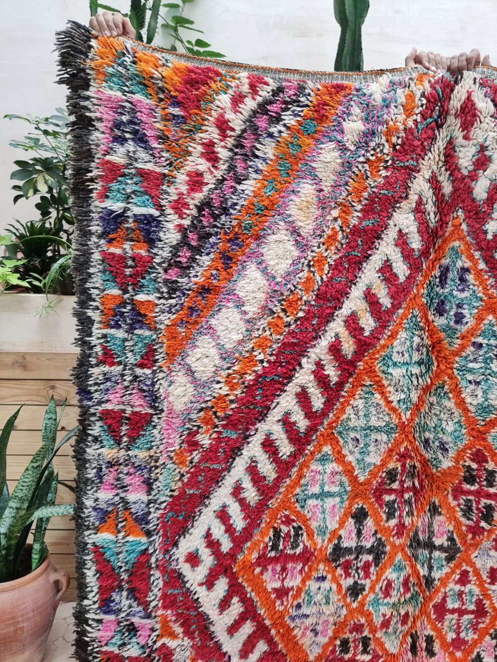 Marokkolainen vintage Beni M'Guild matto 355x195cm