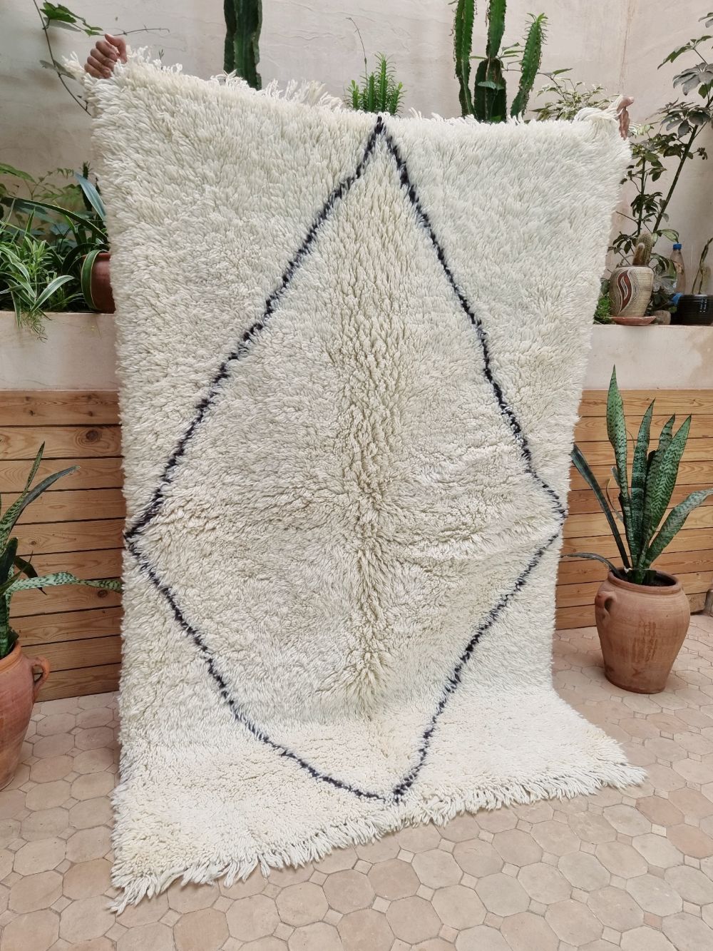 Moroccan Diamond Rug 195x130cm