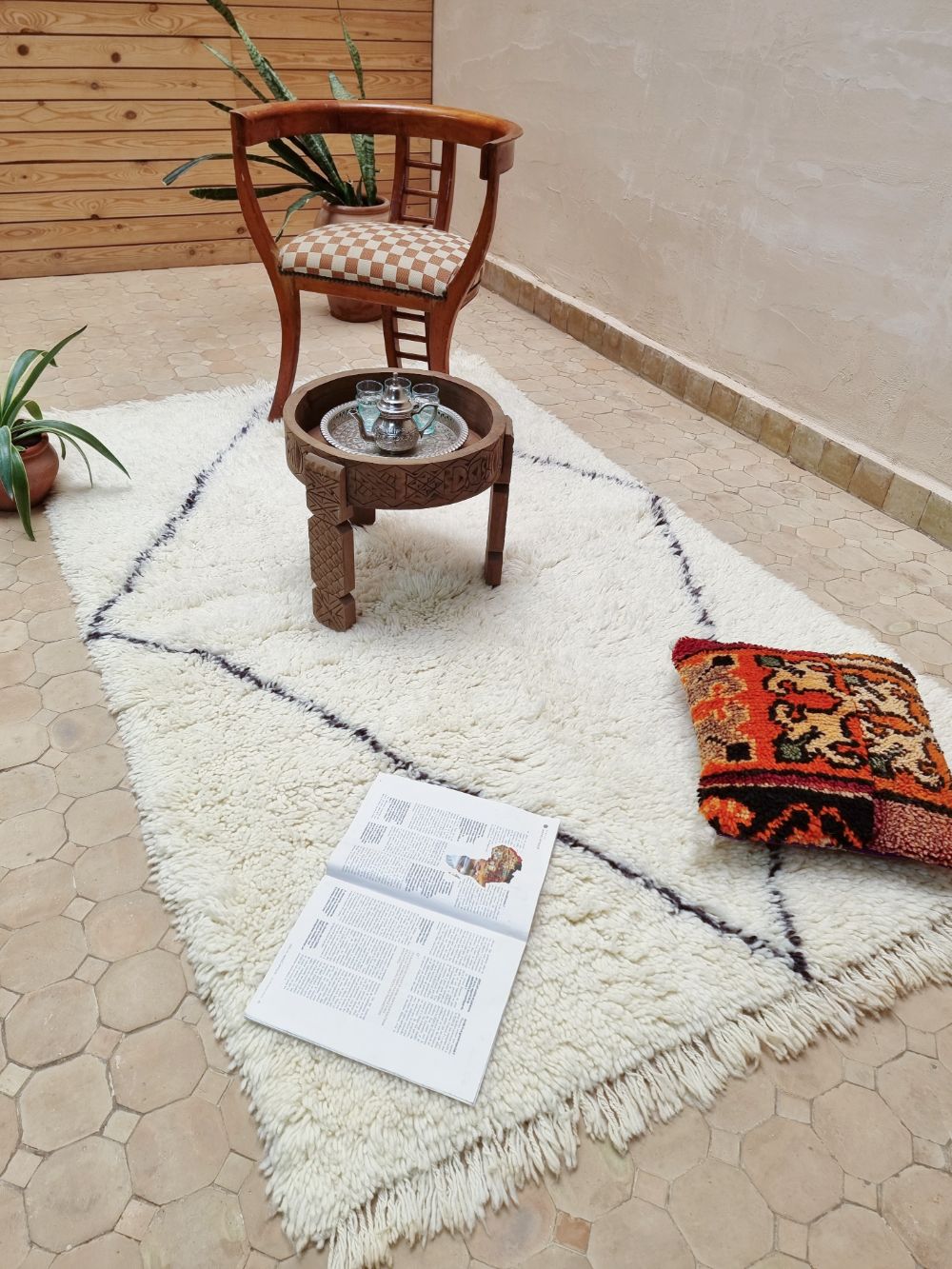Moroccan Diamond Rug 195x130cm